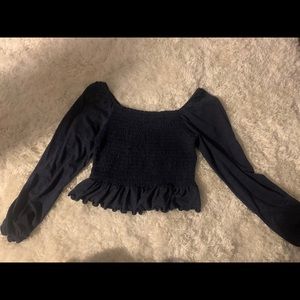 off the shoulder long sleeve